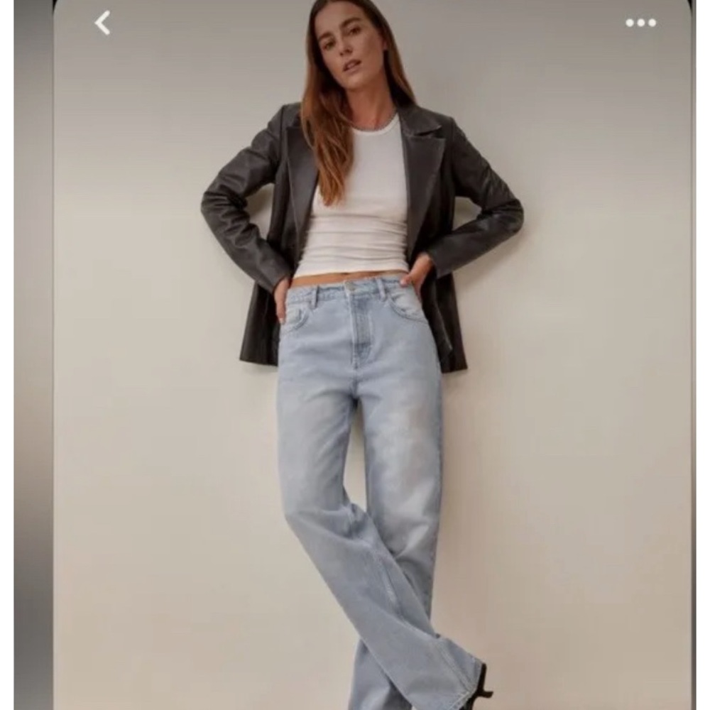 Reformation Casey- Cary Relaxed Straight Jeans